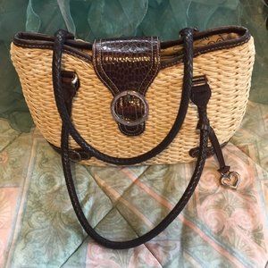 SOLD! TY James Brighton Straw bag